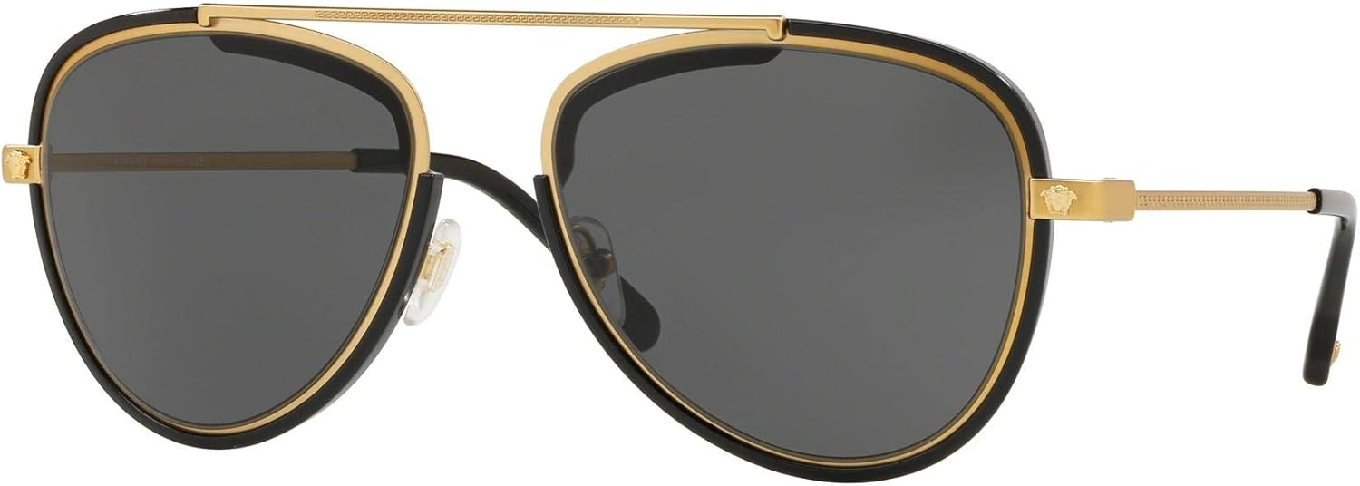 Versace Sunglasses VE 2193 Tribute Gold Black Mens-0