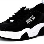 Versace Mens Trainers Leather White Size Options