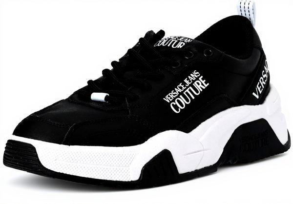 Versace Mens Trainers Leather White Size Options