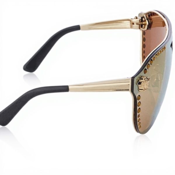 Versace GLAM MEDUSA Sunglasses Women Pale Gold Gold