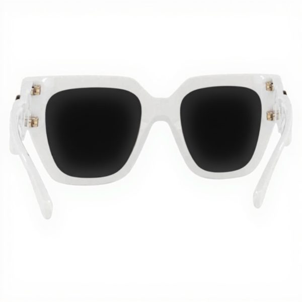 Versace Ladies Sunglasses Black Frame Dark Grey Lens 53mm