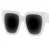 Versace Ladies Sunglasses Black Frame Dark Grey Lens 53mm