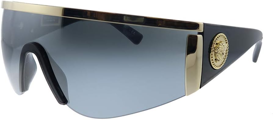 Versace Sunglasses Tribute Collection Pale Gold Grey Lens-0