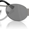 Versace Sunglasses Matte Gunmetal Silver Grey 56/18/140-1