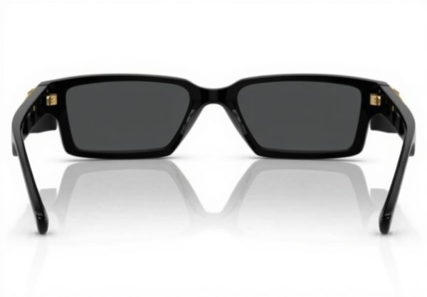 Versace Sunglasses Unisex Havana Frame Dark Grey Lenses