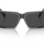 Versace Sunglasses Unisex Havana Frame Dark Grey Lenses