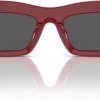 Versace Red Grey Sunglasses Women Plastic Frame VE4432U-2