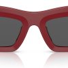 Versace Red Grey Sunglasses Women Plastic Frame VE4432U-3