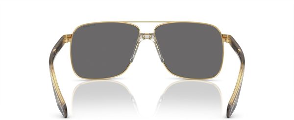 Versace VE2174 Polarized Sunglasses Men Gold Metal Frame-3