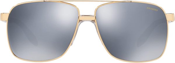 Versace VE2174 Polarized Sunglasses Men Gold Metal Frame-2