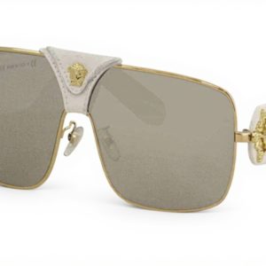 Versace Sunglasses VE2207Q Gold Metal Frame Unisex