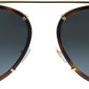 Versace Women Sunglasses Tortoiseshell Gold Metal Frame-2
