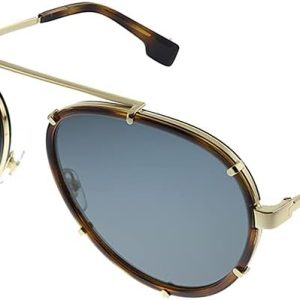 Versace Women Sunglasses Tortoiseshell Gold Metal Frame-0