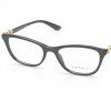Versace VE3213B GB1 Women Eyeglasses Black Gold Square