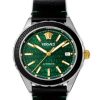 Versace Mens Watch Automatic Movement Black Green Hellenium
