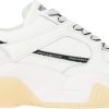 Versace Womens Sneakers White Leather Trainers 71VA3SF1-1