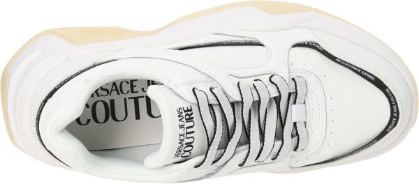 Versace Womens Sneakers White Leather Trainers 71VA3SF1-2