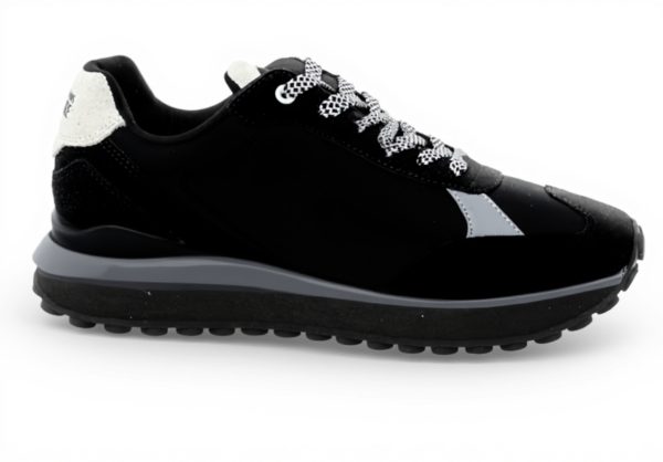 Versace Black Leather Trainers Mens Fashion Footwear