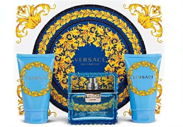 Versace Eau Fraiche Mens Fragrance Set Fresh Citrus