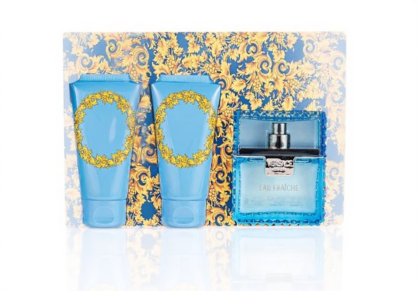 Versace Eau Fraiche Mens Fragrance Set Fresh Citrus