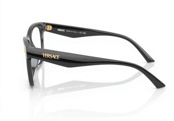 Versace Eyeglasses VE 3363 Black Womens Frames