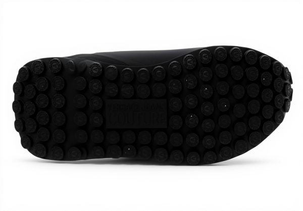 Versace Black Leather Trainers Mens Fashion Footwear