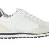 Versace White Leather Trainers Mens Fashion Sneakers