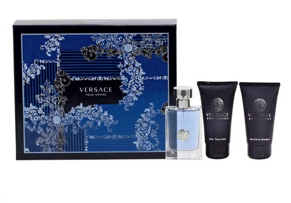 Versace Pour Homme Fragrance Set Men Eau de Toilette