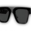 Versace ROCK ICONS Sunglasses Black Dark Grey Mens Eyewear