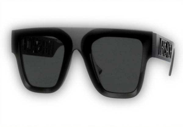 Versace ROCK ICONS Sunglasses Black Dark Grey Mens Eyewear