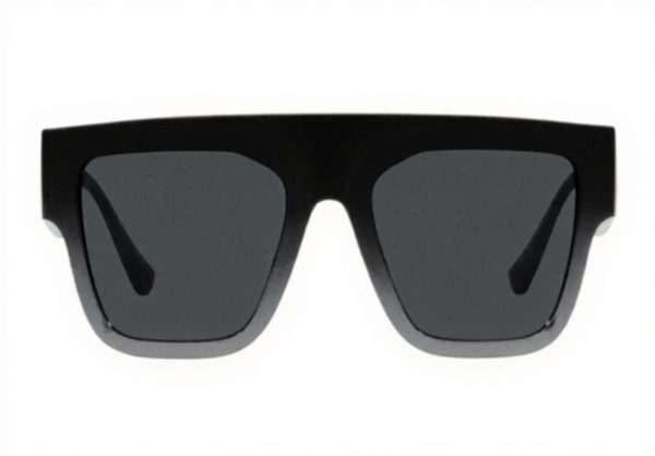 Versace ROCK ICONS Sunglasses Black Dark Grey Mens Eyewear