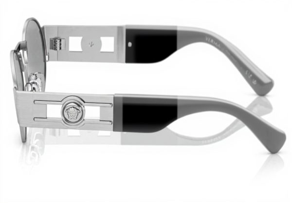 Versace Sunglasses Matte Gunmetal Silver Grey 5618140