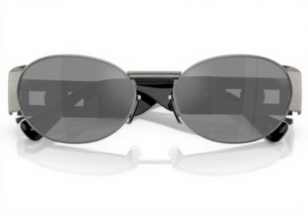 Versace Sunglasses Matte Gunmetal Silver Grey 5618140