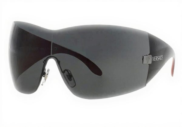 Versace Sunglasses VE 2054 Black Gunmetal Grey Unisex