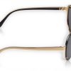 Versace Gold Grey Sunglasses Unisex Luxury Eyewear VE2140