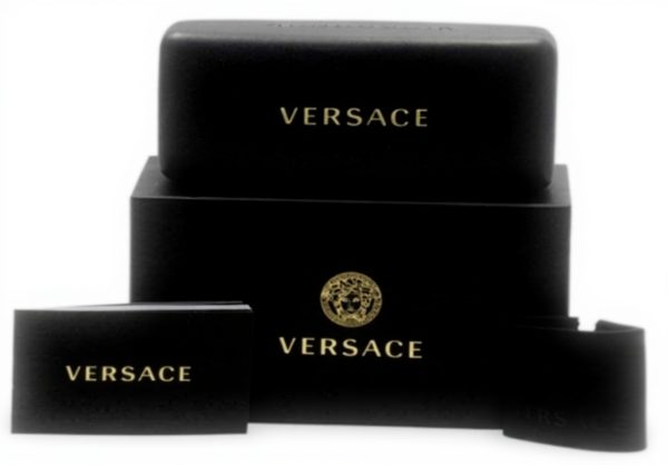 Versace Gold Grey Sunglasses Unisex Luxury Eyewear VE2140