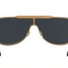 Versace Gold Grey Sunglasses Unisex Luxury Eyewear VE2140