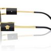 Versace VE2252 Gold Black Sunglasses for Men Luxury
