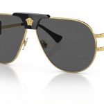 Versace VE2252 Gold Black Sunglasses for Men Luxury