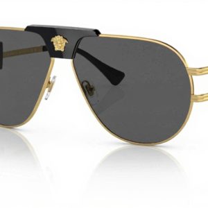 Versace VE2252 Gold Black Sunglasses for Men Luxury