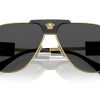 Versace VE2252 Gold Black Sunglasses for Men Luxury