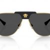 Versace VE2252 Gold Black Sunglasses for Men Luxury