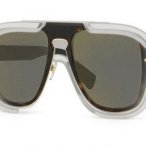 Versace Men Sunglasses Metal Frame Gold Lens VE2199