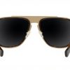 Versace Men Sunglasses Metal Frame Gold Lens VE2199