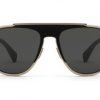 Versace Men Sunglasses Metal Frame Gold Lens VE2199