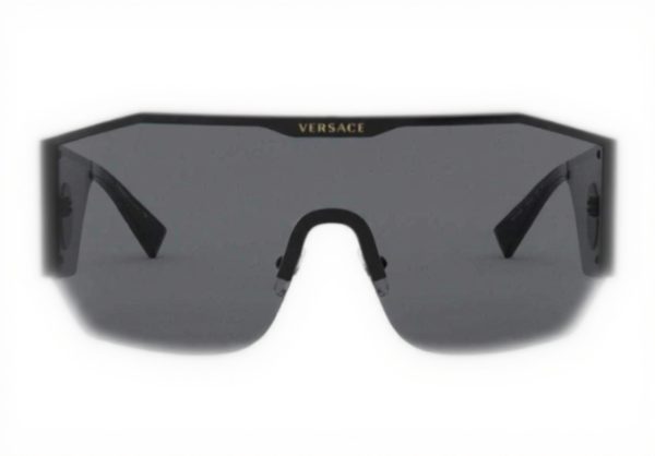 Versace VE2220 Mens Sunglasses Black Metal Frame