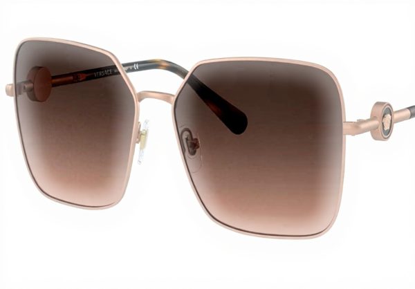 Versace Women Sunglasses VE2227 Matte Pink Gold 59mm