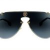 Versace VE2243 Gold Mens Sunglasses Metal Frame