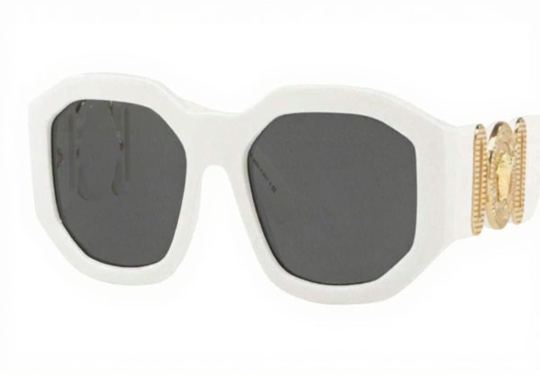 Versace Sunglasses VE4361 White Plastic Unisex Eyewear