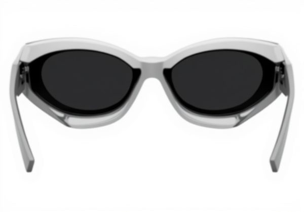 Versace Women Sunglasses Black Acetate Frame Grey Lens